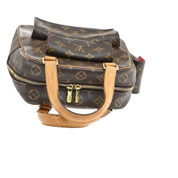 LOUIS VUITTON LV Excentri Cite Hand Bag Monogram Leather Brown main image 16